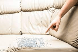 how to repair peeling faux leather couch