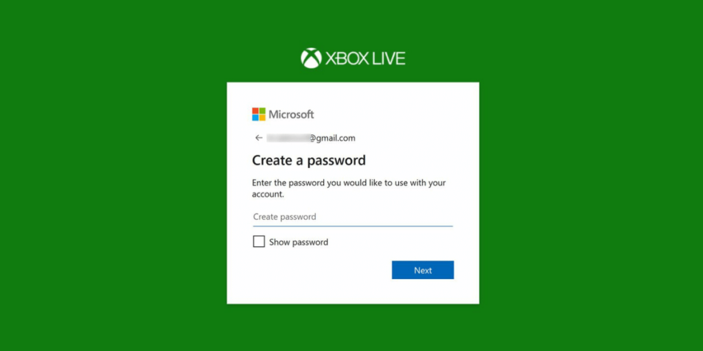 Sign In or Create Xbox Account
