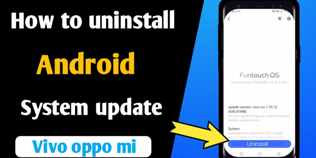 Uninstall System Update On Android?