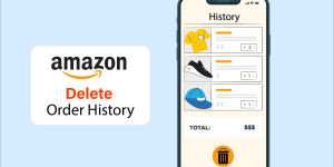 how to delete order history on amazon