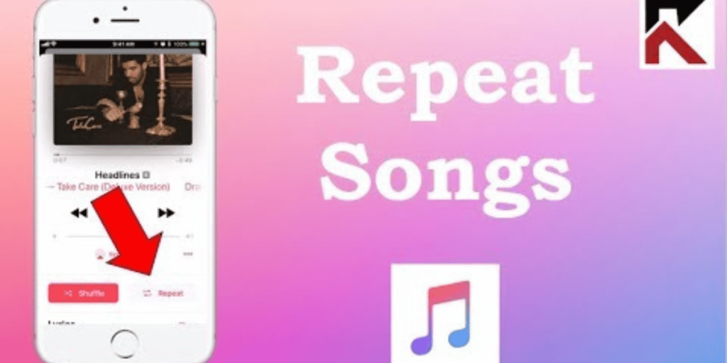 how to put a song on repeat on apple music