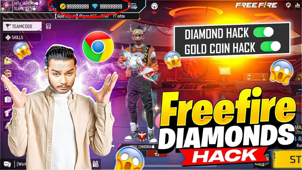 Free Fire Noobgammer Diamonds Hack Mod